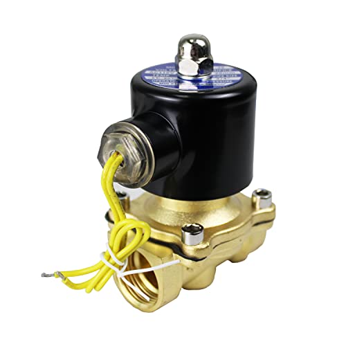 HFS(R) Normally Closed Electric Solenoid Valve for Water Air Gas (110V AC 3/4IN NPT) - Image 5