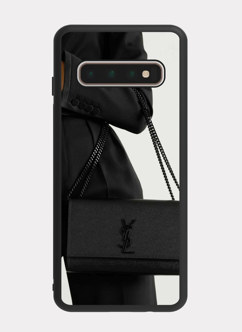 بكسلات كفر سامسونج جالكسي اس 10 بلس شنطة إيف سان لوران - Image 1