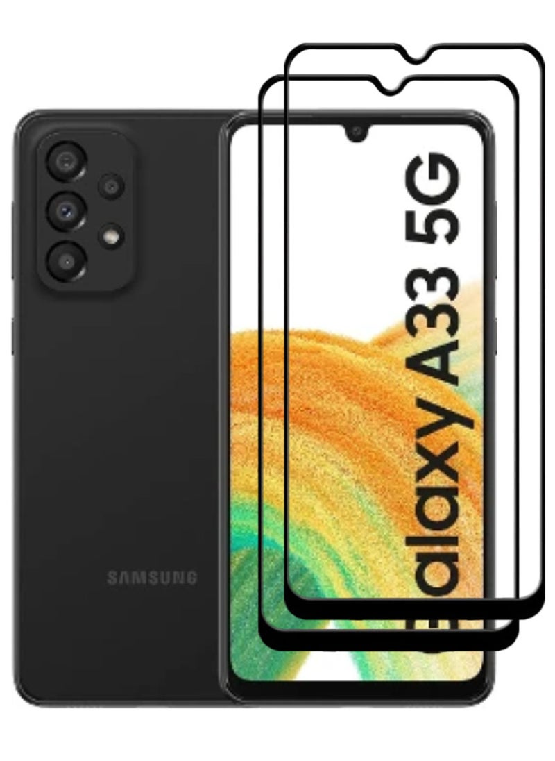 أكاليكس قطعتين، حماية شاشة، لهاتف سامسونج جالاكسي A335G، جودة ممتازة. - Image 1