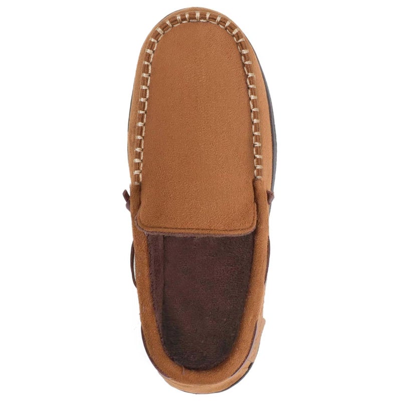 Zigzagger Men's Moccasin Slippers Memory Foam House Shoes, Indoor and Outdoor Warm Loafer Slippers, Windsor, 11.5 M US - Image 3