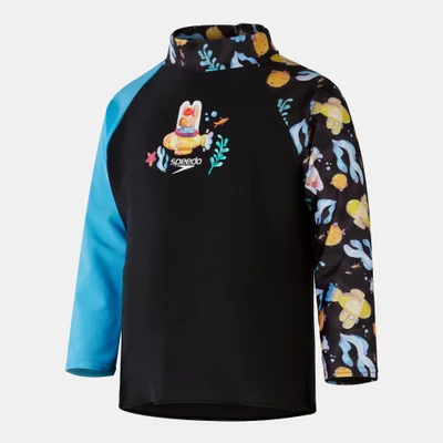 speedo Kids' Digital Long Sleeve Swimming Rashguard