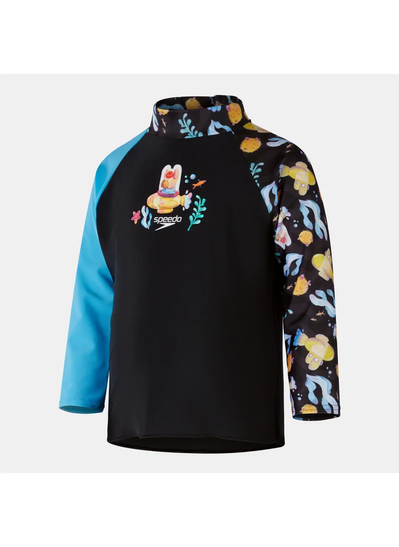 speedo Kids' Digital Long Sleeve Swimming Rashguard