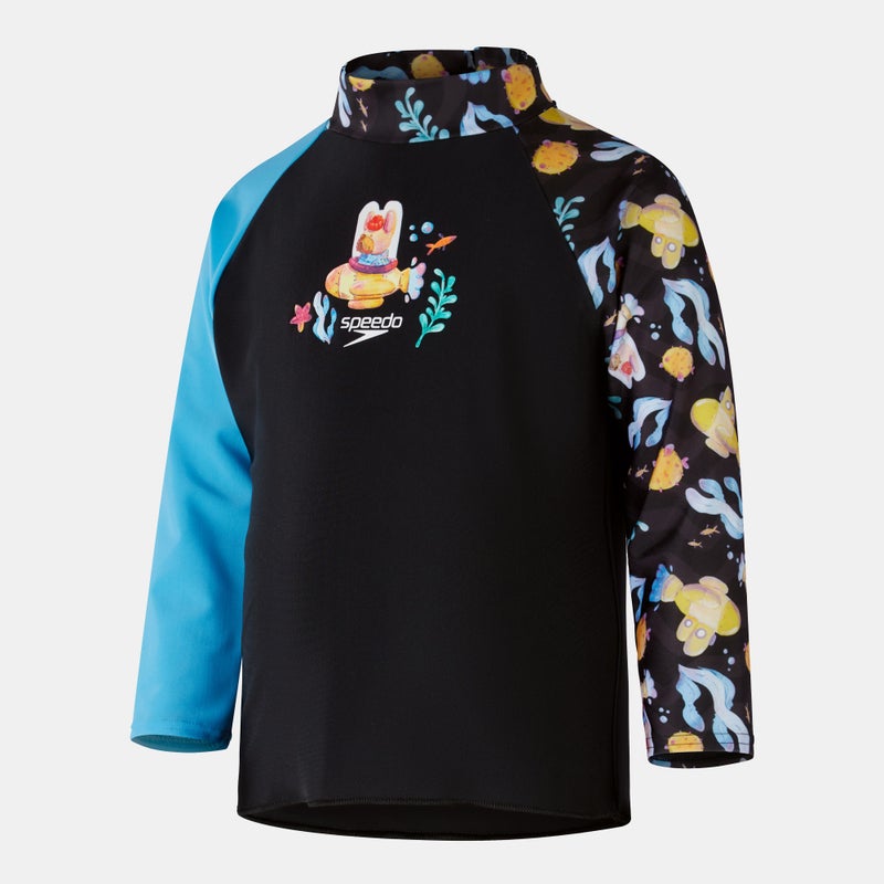 speedo Kids' Digital Long Sleeve Swimming Rashguard - Image 1