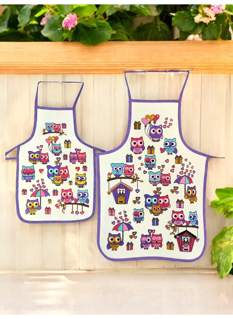 Cnr Garden Parent and Child Apron Set Mother Father Child Apron Apron Set  - Image 1