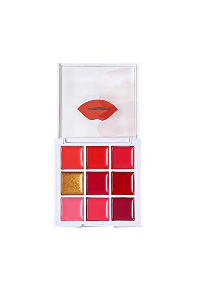 Futaba 9 Color Lip Gloss Cream Palette - Party - Image 2