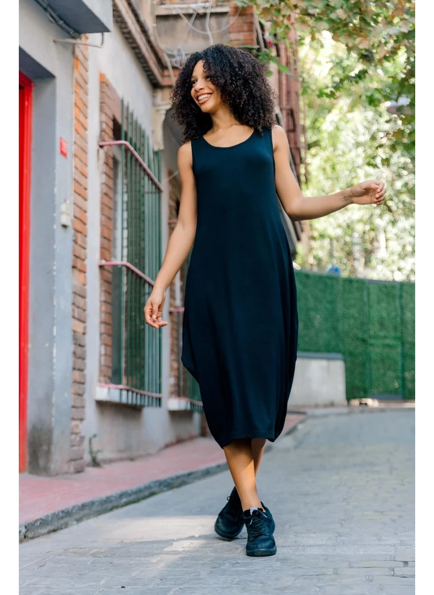 كوتن كونسيبت Strappy and Flowy Comfortable Viscose Dress