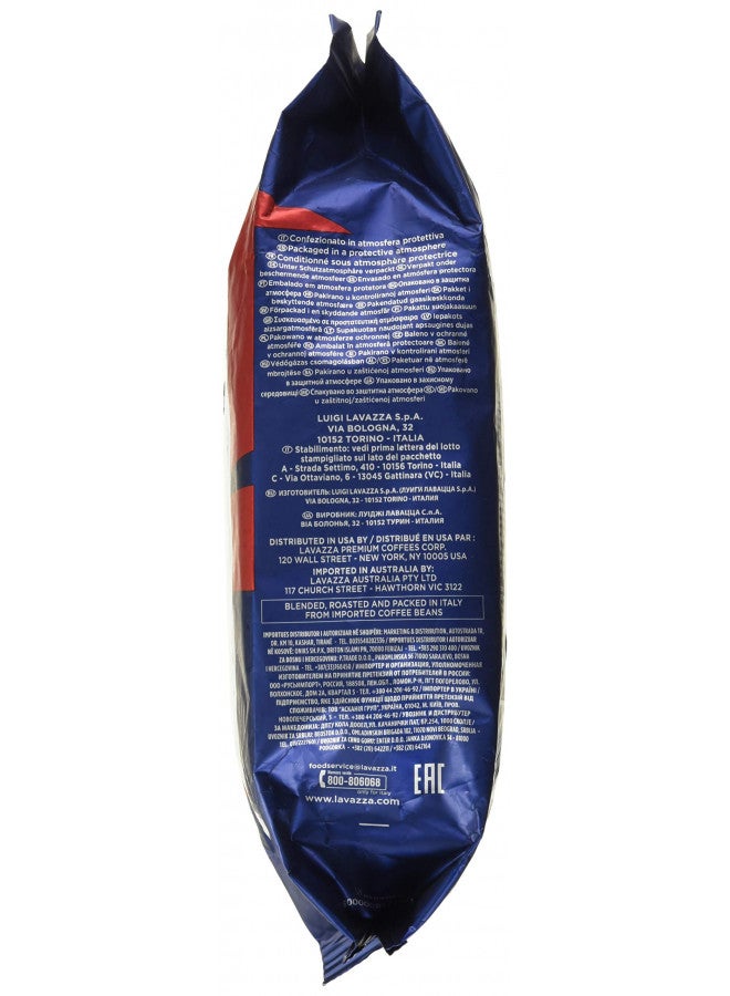 Lavazza Lavazza Top Class Whole Bean Coffee Blend, Medium Espresso Roast Bag, 2.2 Pound (Pack of 1), Authentic Italian, Blended and roasted in Italy, Full bodied with smooth and balanced flavor  - Image 4