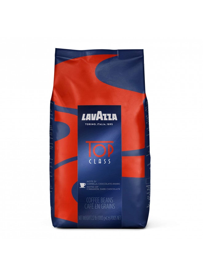Lavazza Lavazza Top Class Whole Bean Coffee Blend, Medium Espresso Roast Bag, 2.2 Pound (Pack of 1), Authentic Italian, Blended and roasted in Italy, Full bodied with smooth and balanced flavor  - Image 2
