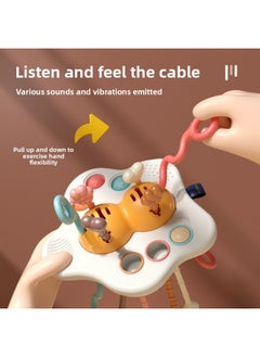 Generic Baby Puzzle Fun Finger Lavatory Toy Can Press And Bite Enlightenment Early Education Octopus Lavatory Toy-Color:Egg Yolk Lala Le  - Image 3