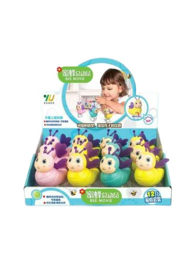 Winding Cartoon Animal Story Winding Toy Children's Plastic Winding Toy Nostalgic Toy-Color:Q202 Jump Kangaroo 1.1 (a Box Of 12, Please Take The Whole Box) - Image 5