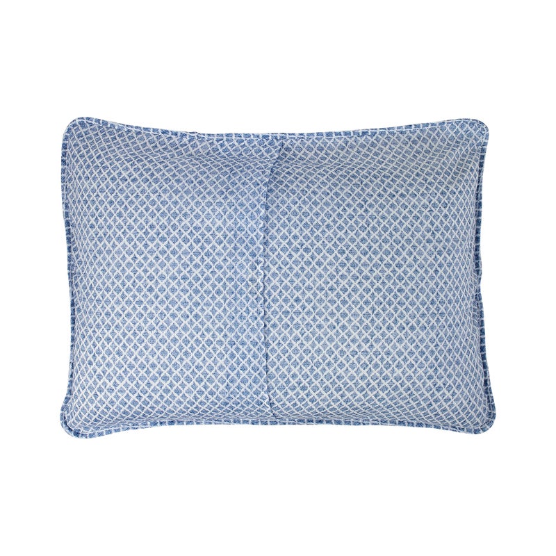 Laura Ashley Home - Twin Quilt Set, Reversible Cotton Bedding with Matching Sham, Pre-Washed Home Decor for Added Softness (Flora Blue, Twin) - Image 5