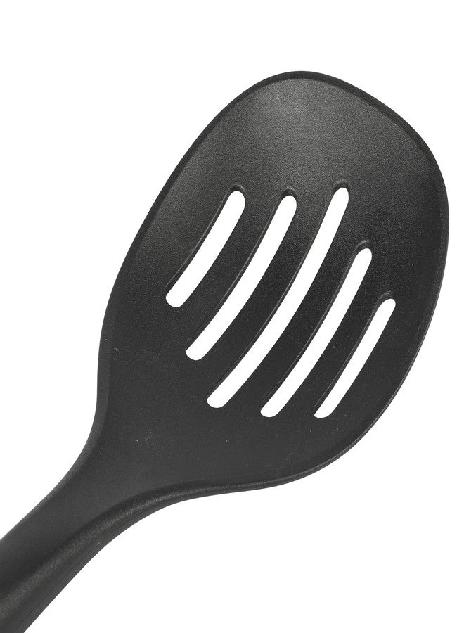 Oster Baldwyn 13" Slotted Nylon Skimmer - Black w/Stainless Steel Handle - Image 4