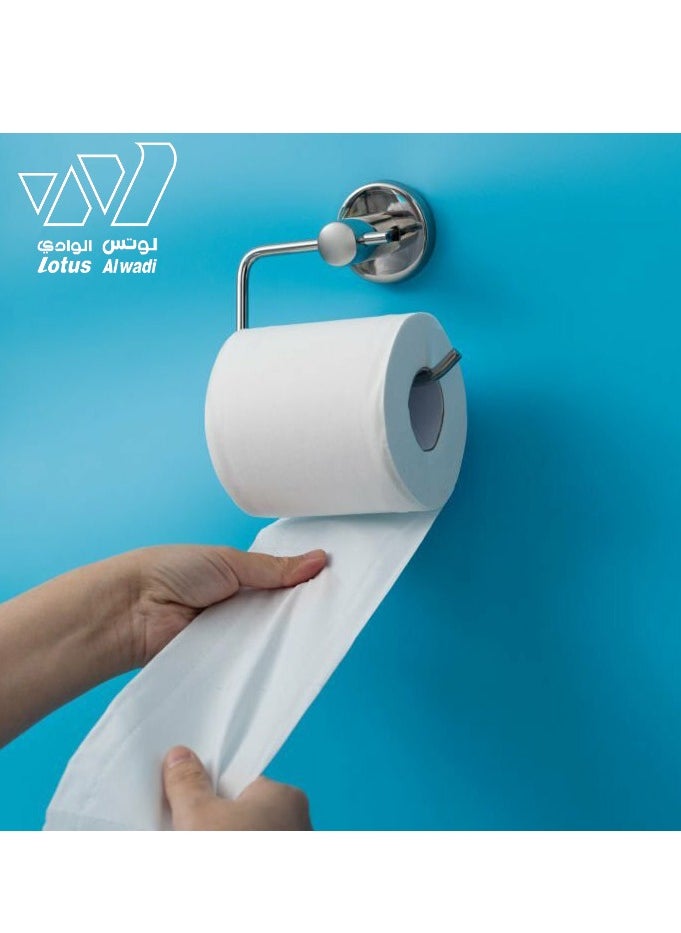 Lotus Alwadi - 300 sheets 2ply Lotus Alwadi Toilet Paper, 40 rolls (total 12,000 sheets) - 4 packs of 10, white, Very Soft & Unscented - Image 1