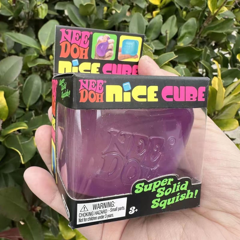 Needoh Nice Cube Sensory Toy - Stress Relief Ice Cube Fidget Squishy - Image 4