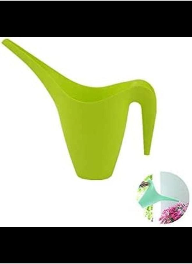 ABBASALI Plastic Watering Can 1.8 L Easy Pour Watering Pot with Long Spout for Indoors and Outdoors  - Image 1