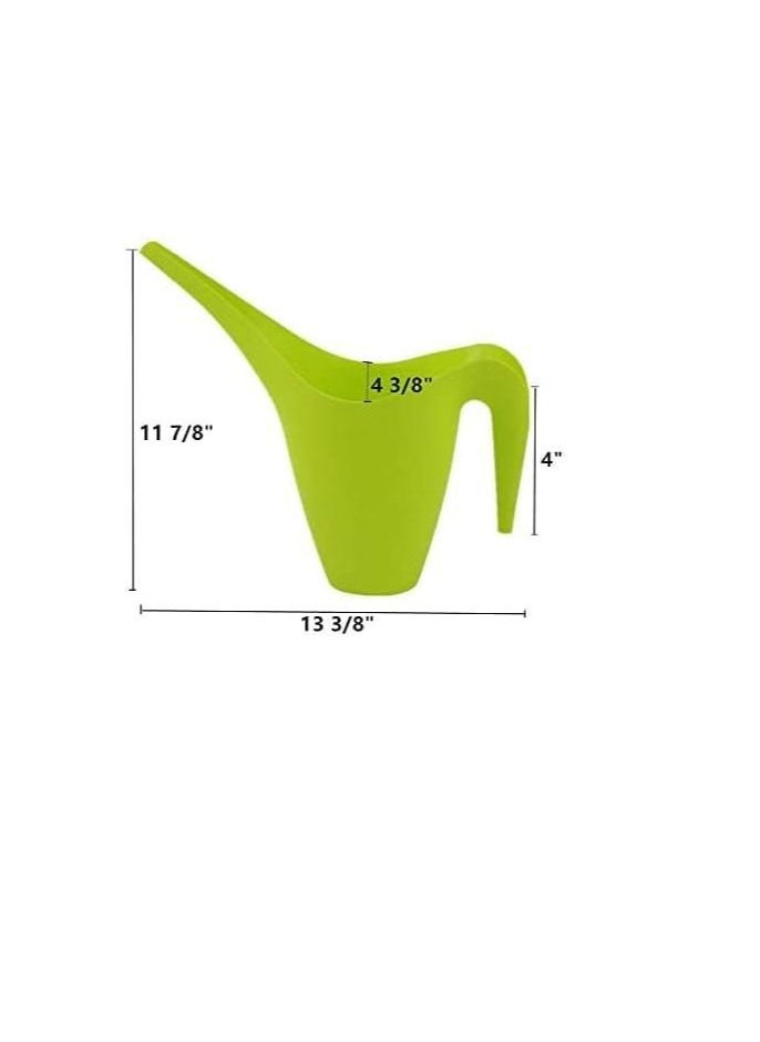 ABBASALI Plastic Watering Can 1.8 L Easy Pour Watering Pot with Long Spout for Indoors and Outdoors  - Image 2