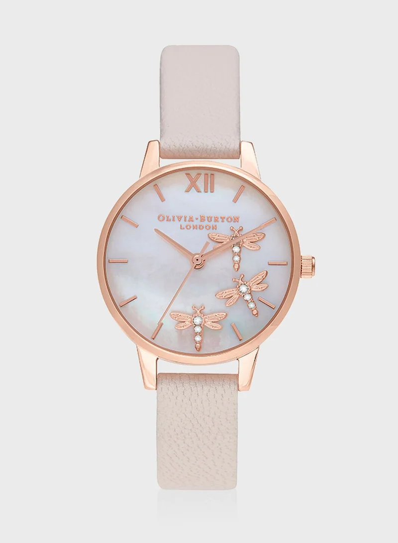 OLIVIA BURTON OB16GB01 Dancing Dragonfly Analog Watch
