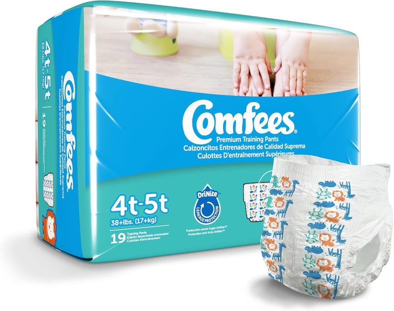 Comfees Boy Training Pants  Size 4T5T 19 Count Pack of 6 - Image 2