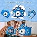 RAYBITU Kids Camera with 32GB SD Card 1080P HD Digital Selfie Video Camera for Boys Girls Ages 3 4 5 6 7 Portable Toddler Toy with Cartoon Design Christmas Birthday Gifts - Image 4