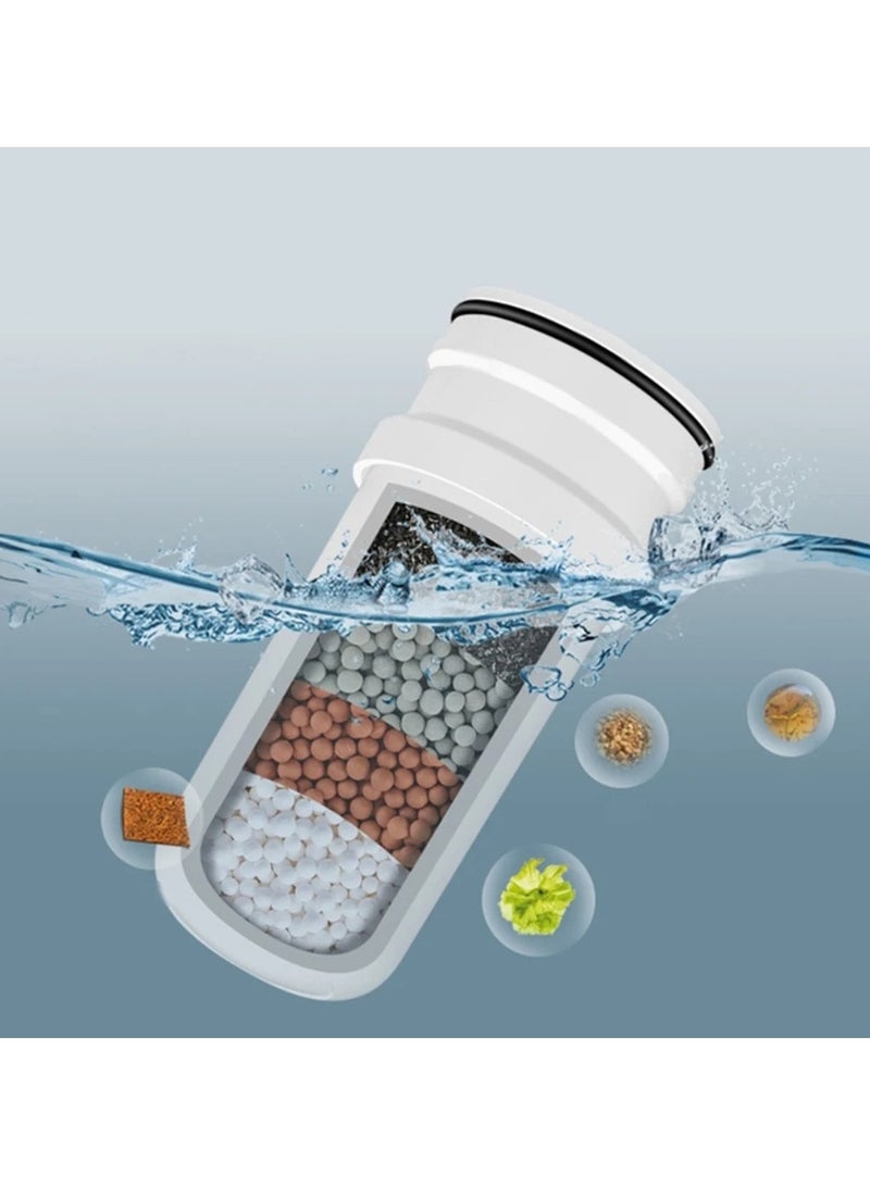 ارواق صنبور صغير لتنقية المياه للمطبخ، فلتر فيزيائي قابل للإزالة، عنصر فلتر قابل للغسل من السيراميك، يدوم طويلاً - Image 4