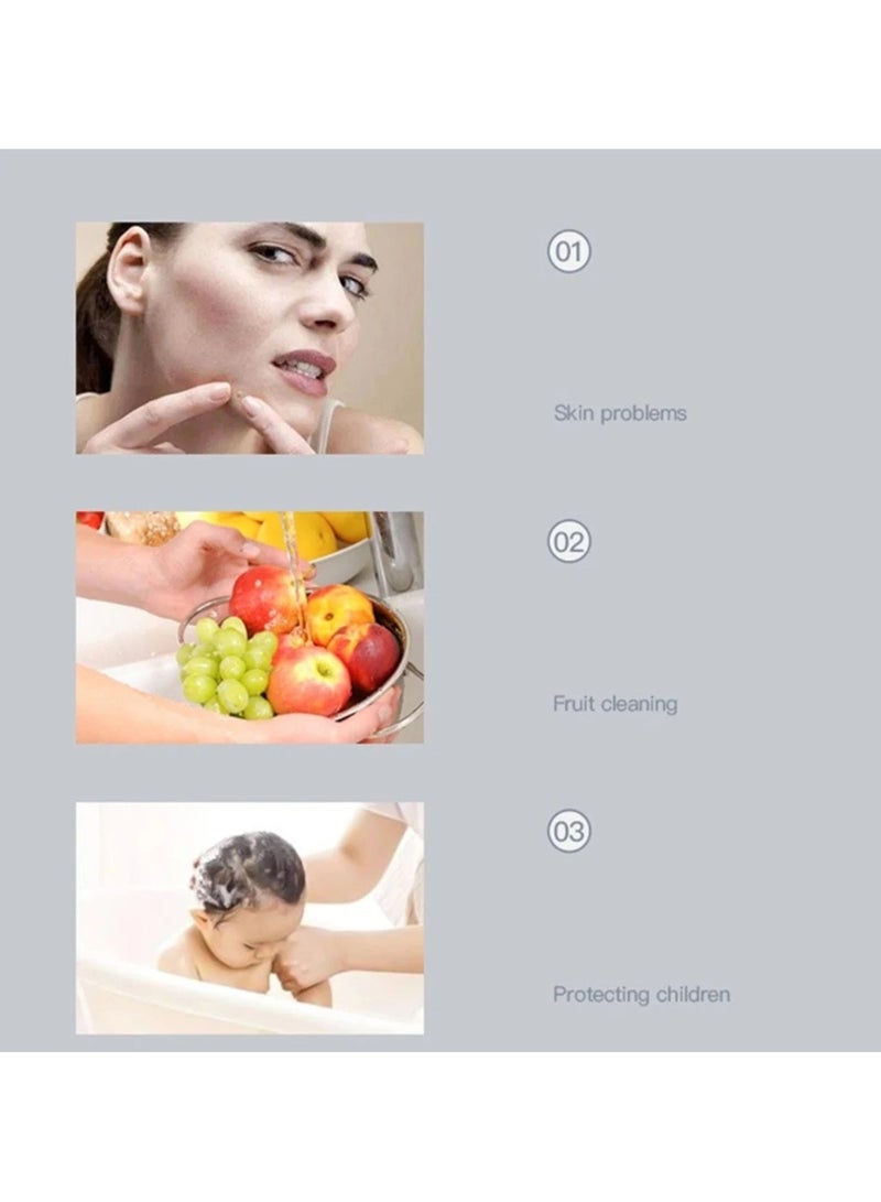 ارواق صنبور صغير لتنقية المياه للمطبخ، فلتر فيزيائي قابل للإزالة، عنصر فلتر قابل للغسل من السيراميك، يدوم طويلاً - Image 5