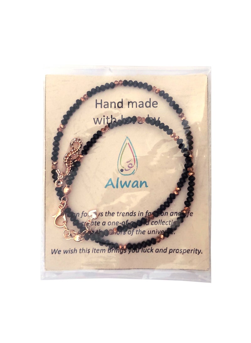 Alwan Crystal Necklace with an Seahorse Pendant - Image 4