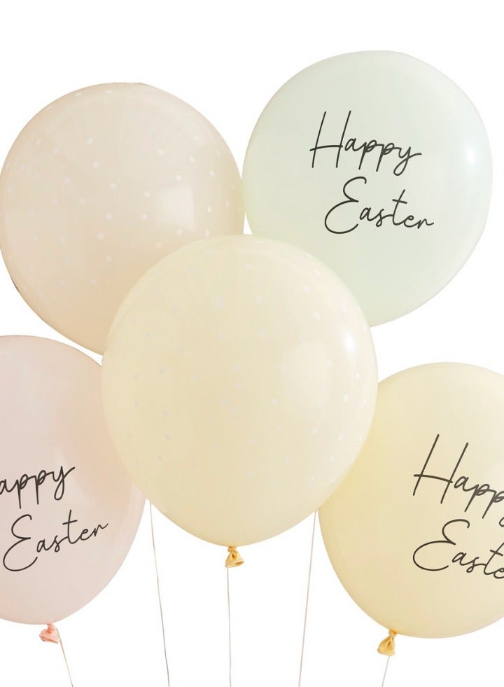 Ginger Ray Ginger Ray Balloons Bundle Pack of 5 - Fun and Colorful Party Balloons Ideal for Birthday and Celebration Decor  - Image 3