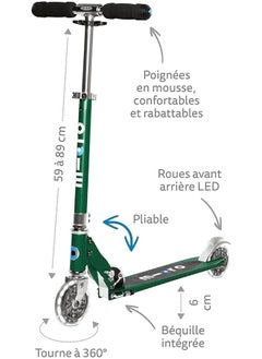 Micro Scooters | Micro Sprite LED Children's Scooter SA0235| Handlebar Adjustable | Front Suspension | Foldable | Boys & Girls | 8yrs+ | Neon Rose - pzsku/Z22EFD9A527F6509D8DCFZ/45/_/1729601203/c5435716-5bd5-4925-904f-14411653f6db