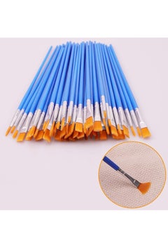 Y&D 10 Strips 60 Pots Empty Paint with Lid Mini Storage Container, 20Pcs Brushes Art Craft Supplies for Classroom School(3ml/0.1oz) (3ML, Strips, and 20 Brushes)  - Image 2