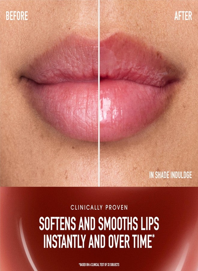 bareMinerals Nourishing Lip Oil, Ultra-Hydrating, Non-Sticky & High-Shine, Clean & Vegan Formula with 9 Botanical Oils & Hyaluronic Acid for Soft, Smooth Lips, Indulge - Image 2