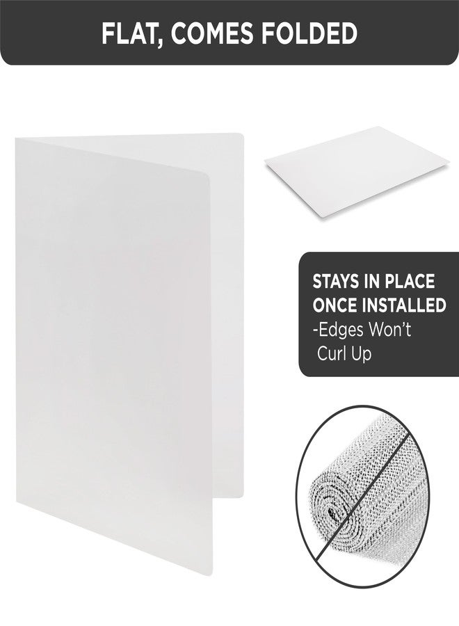 HOLDN’ STORAGE HOLDN' STORAGE Hard Plastic Liner for Pull Out Shelf, Fits Pull Out Cabinet Organizer 13" W x 20" L - Shelf Protector Liner, Clear Frosted - Image 5