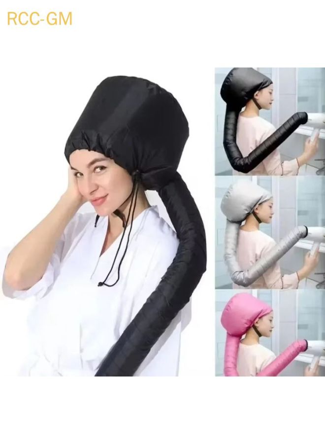 Hair dryer cap, portable hair dryer cap, heating cap, warm air dryer cap, hair dryer cap, black - Image 3