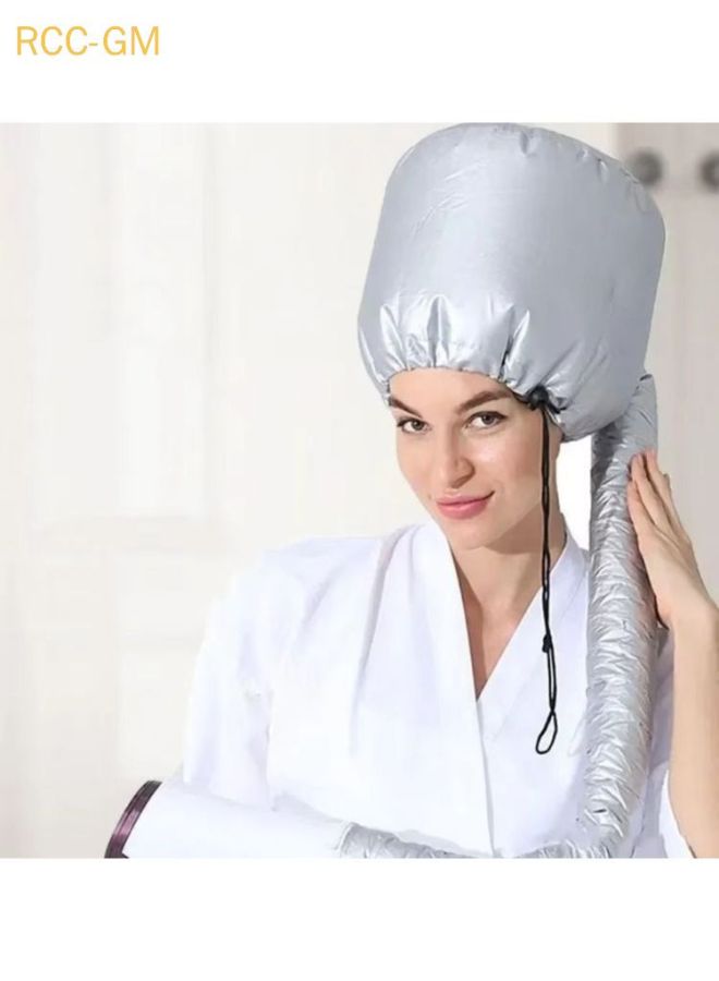 Hair dryer cap, portable hair dryer cap, heating cap, warm air dryer cap, hair dryer cap, black - Image 2