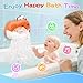 WAVISA Baby Bath Toys for Kids Ages 13 48 Rechargeable Dinosaur Bath Bubble Machine with Music for Toddlers Baby Bathtub Toys Easter Basket Stuffers Bath Bubble Maker for Toddlers Kids Boys Girls - Image 4