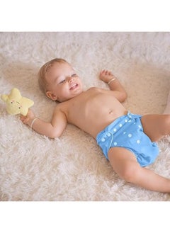 Generic Baby Swim & Beach Cloth Diapers (Multicolor) Comfortable Washable Eco-Friendly - Reusable Cloth Diapers for Winter & Summer Adjustable & Washable with Cotton Cover for Baby - Washable Leakproof Baby Diapers Soft & Safe for Baby's Skin  - Image 5