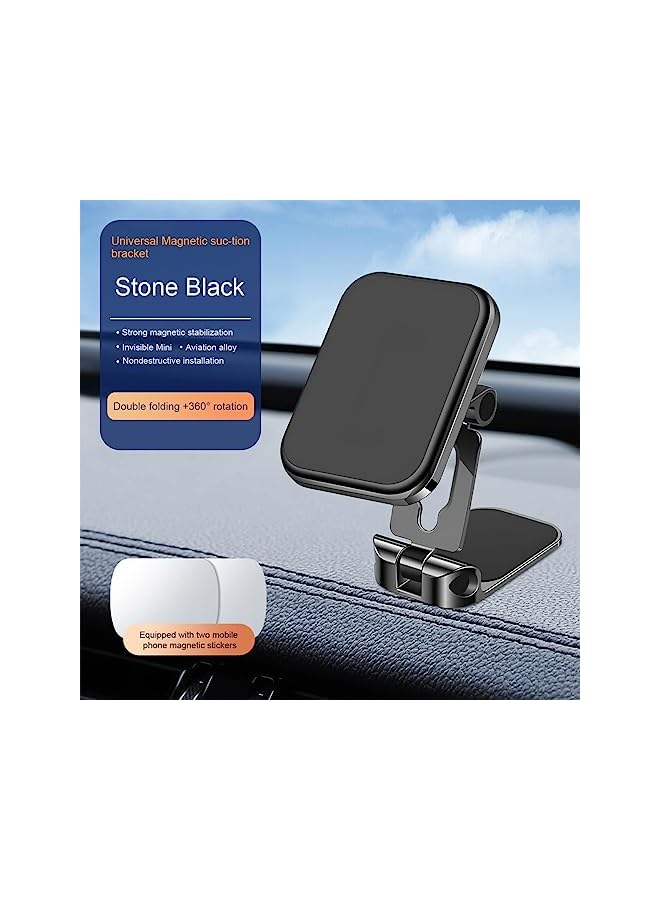 Green Tiger Phone Holder for Car, Super Strong Magnetic Car Cell Phone Mount Hands Free, Foldable Phone Stand for Automobile, 360° Rotation Universal Dashboard Car Cradle Fits All Smartphones - Image 5