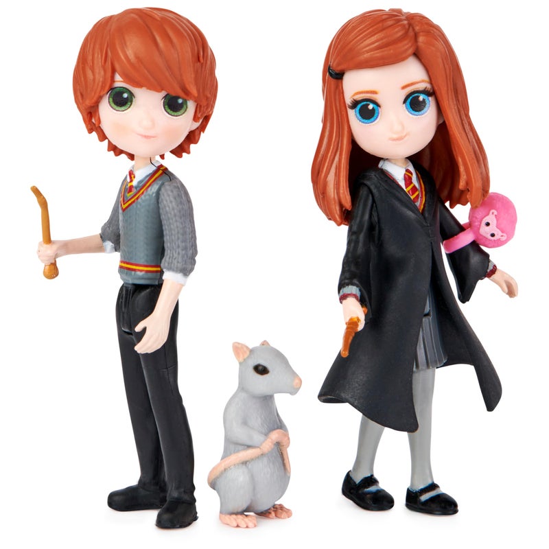 Wizarding World Harry Potter Magical Minis Ron and Ginny Weasley Friendship Set with 2 Creatures Kids Toys for Ages 5 and up - Image 3