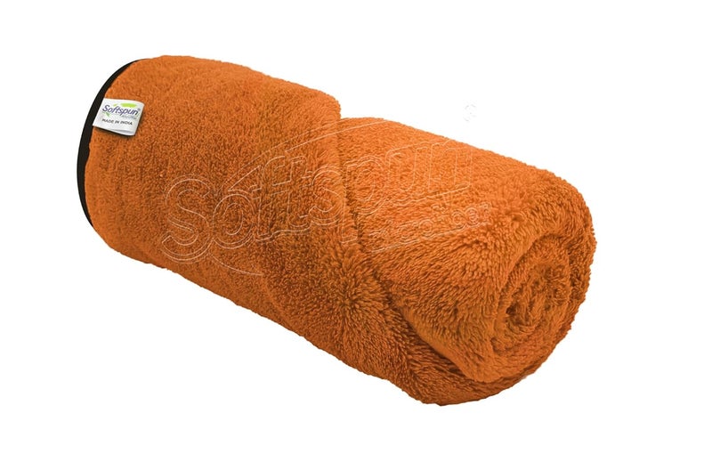 SOFTSPUN Microfiber Bath Towel 1 pc Brown! Ultra Absorbent Super Soft & Lightweight Quick Drying for Men & Women Daily Use Extra Large Size Unisex. - Image 2