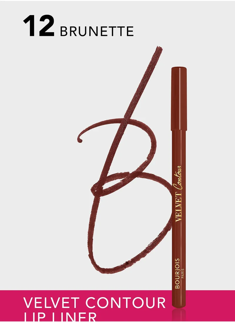 BOURJOIS PARIS Velvet Contour Lip Liner - 12