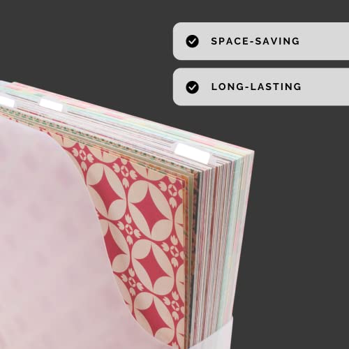 Advantus Vertical Scrapbook Paper Holder, Frosted - Image 3