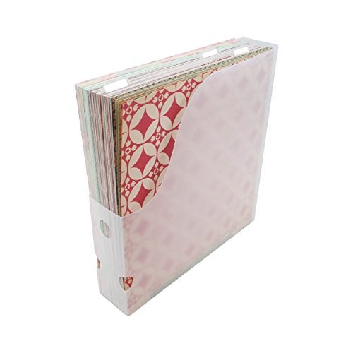 Advantus Vertical Scrapbook Paper Holder, Frosted - Image 1