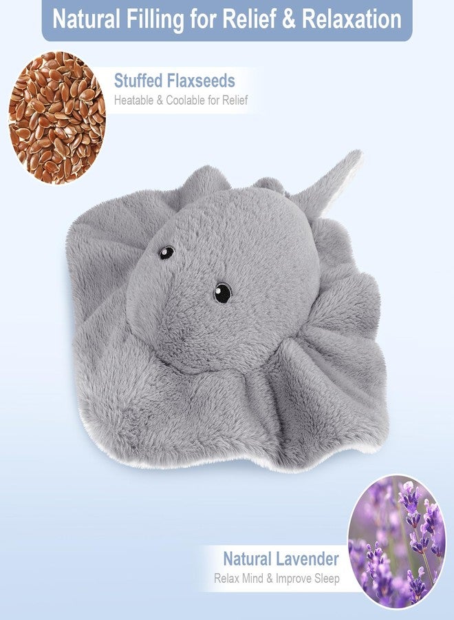 SuzziPals Heatable & Coolable Stingray Stuffed Animal Plush Toy - Image 3