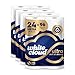 White Cloud Ultra Soft Strong Toilet Paper 4 packs of 6 Mega Rolls 96 Regular Rolls - Image 1