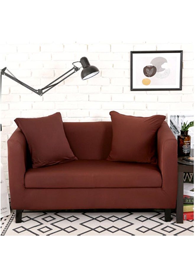 NIBEMINENT 3-Seater Sofa Slipcover Coffee - Image 2