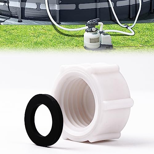 gtpartes gtpartes GTPATRES Pools Drain Valve Cap with O-Ring Compatible with Intex 11456 Sand Filter Drain Cap for Above Ground  - Image 2