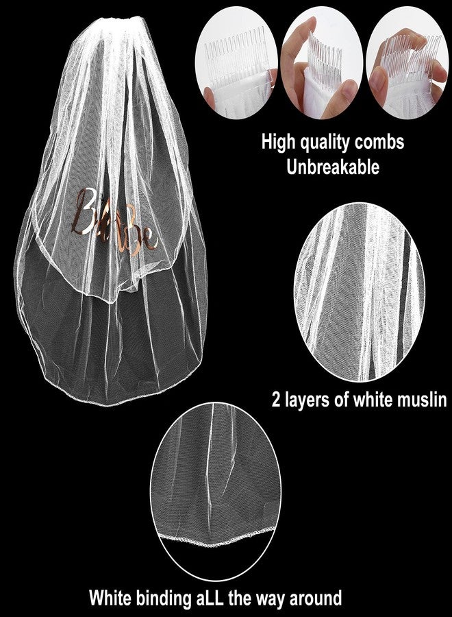 يوليف مستلزمات حفلة توديع العزوبية للعروس من يوليف، تشمل وشاح العروس، وتاج العروس، وطرحة العروس، وديكورات حفلات الزفاف. - Image 3