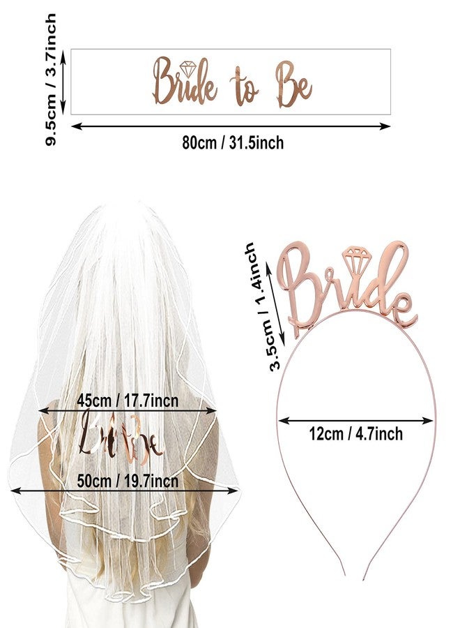 يوليف مستلزمات حفلة توديع العزوبية للعروس من يوليف، تشمل وشاح العروس، وتاج العروس، وطرحة العروس، وديكورات حفلات الزفاف. - Image 2