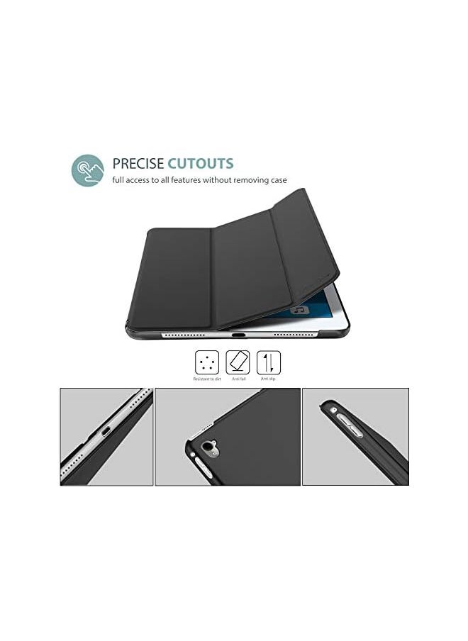 Procases - ProCase iPad Pro 9.7 Case 2016 (Old Model), Ultra Slim Lightweight Stand Smart Case Shell with Translucent Frosted Back Cover for Apple iPad Pro 9.7 Inch (A1673 A1674 A1675) -Black - Image 1