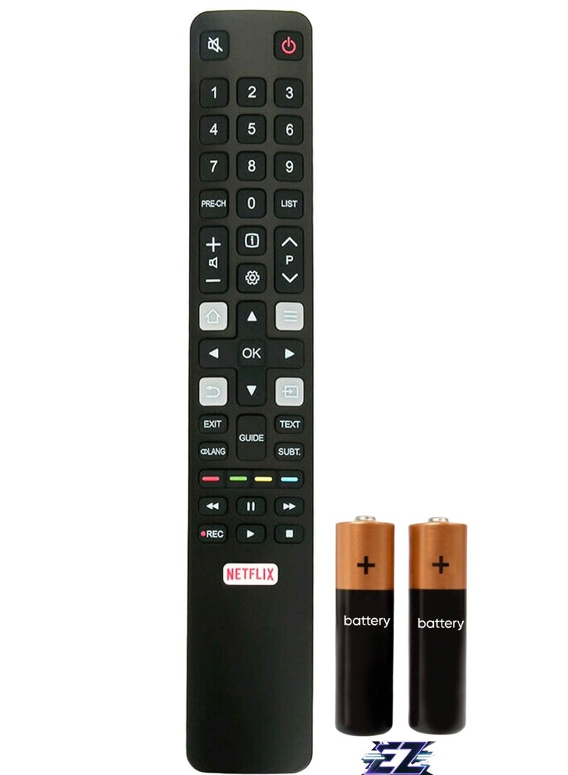 ELTRAZONE New Remote Control GRC802N RC802N YAI2 Suitable for TCL TV L50E3800FS LED55P6500US with battery - Image 1