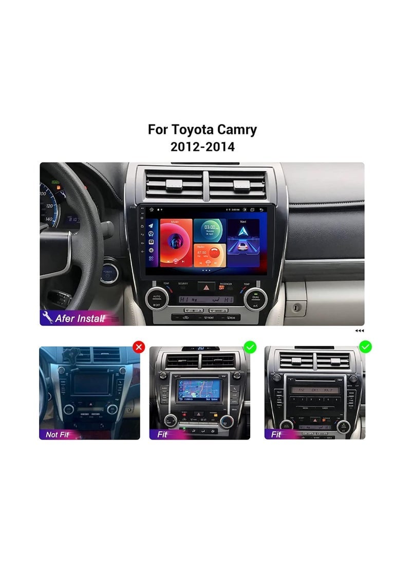 SHEZA STAR Android Screen For Toyota Camry 2012 2013 2014 2015 2016 2GB RAM 32 GB ROM Support Apple Carplay 10 Inch Full Touch IPS Screen Player with Backup Camera Included - Image 1